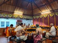 Sharadiya  Navaratri 2020  Day 8 (24.10.2020) – Karla – Samuhik Chandika Homa  performed on behalf of Yajamana-s